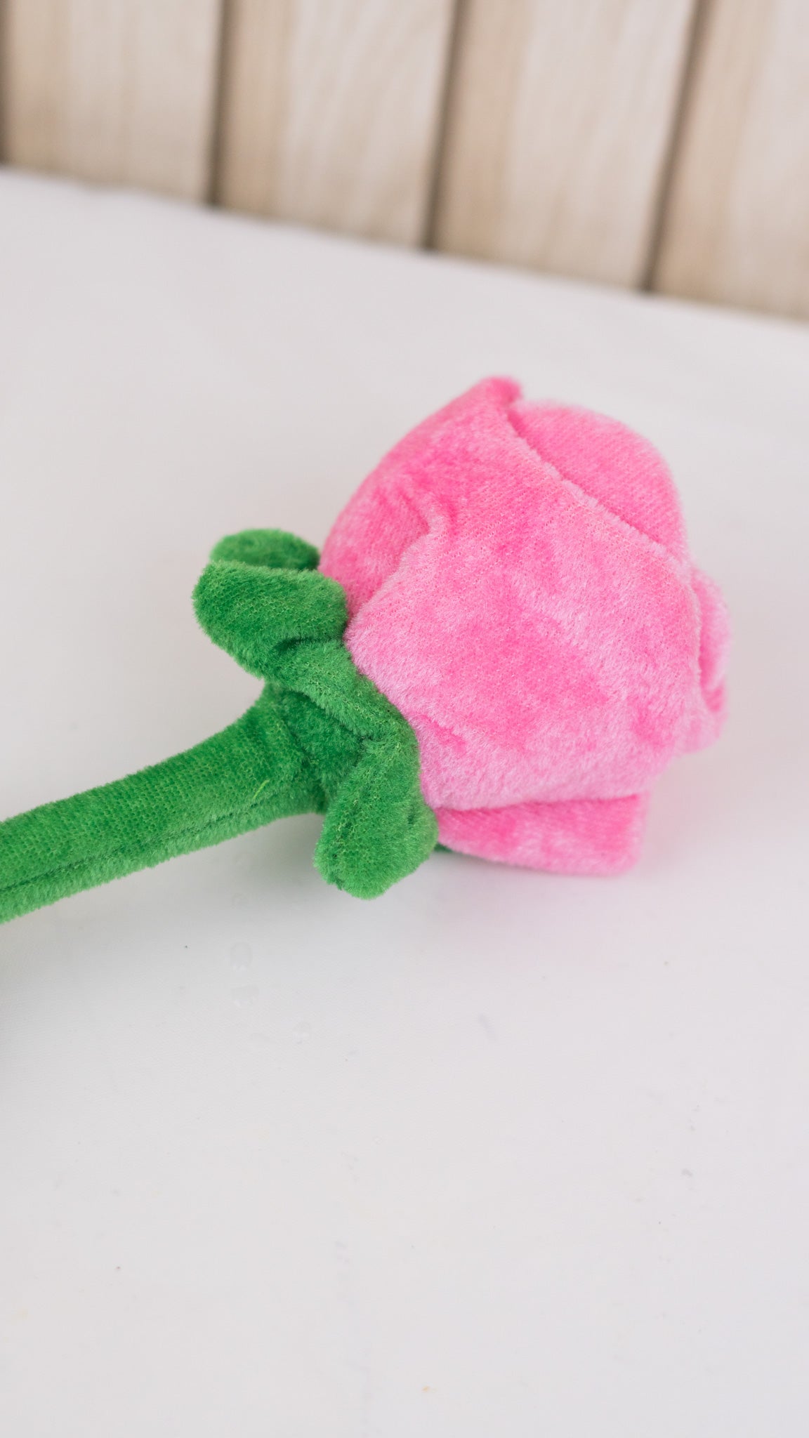 Rosa flexible de peluche