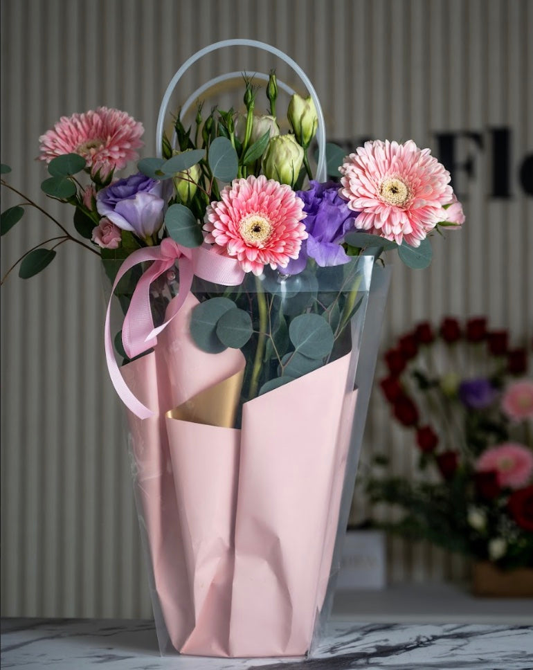 Bolsa de gerberas