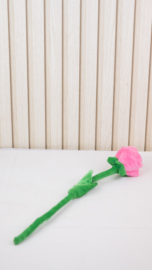 Rosa flexible de peluche