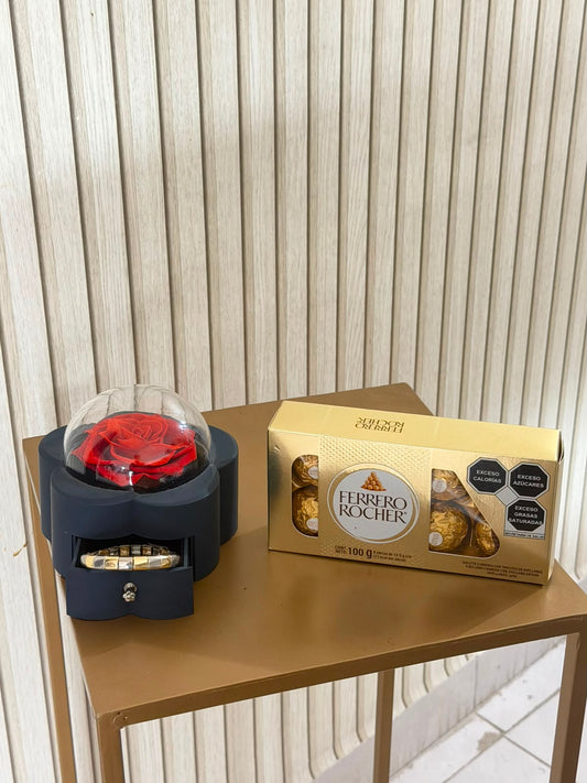 Joyero + Brazalete + Chocolates Ferrero